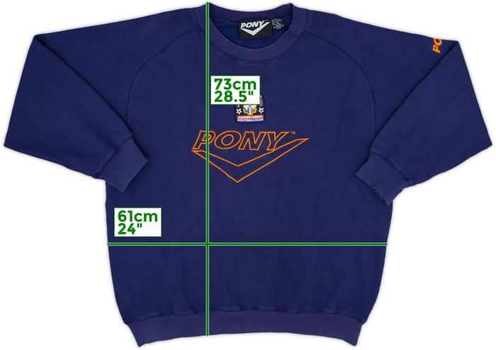 1995-96 Luton Pony Sweat Top - 8/10 - (XL)