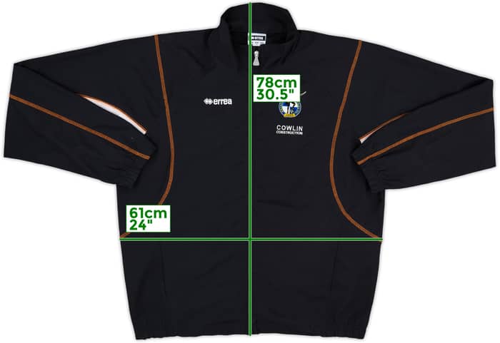 2007-08 Bristol Rovers Errea Track Jacket - 8/10 - (XL)