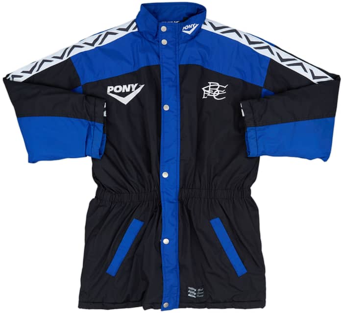 1995-96 Birmingham Pony Padded Bench Coat - 8/10 - (M)