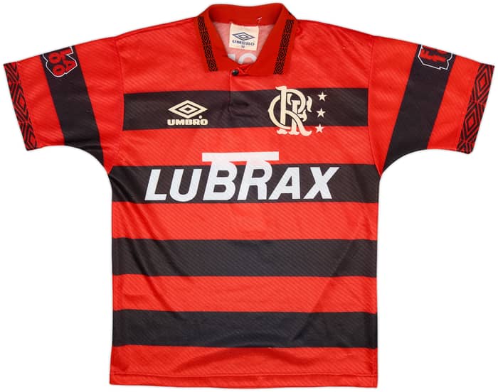 1994-95 Flamengo Centenary Home Shirt #7 - 8/10 - (M)