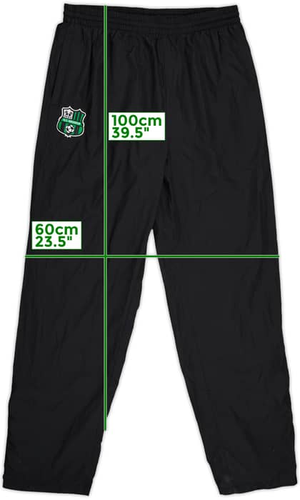 2015-16 Sassuolo Kappa Track Pants/Bottoms - 5/10 - (XL)