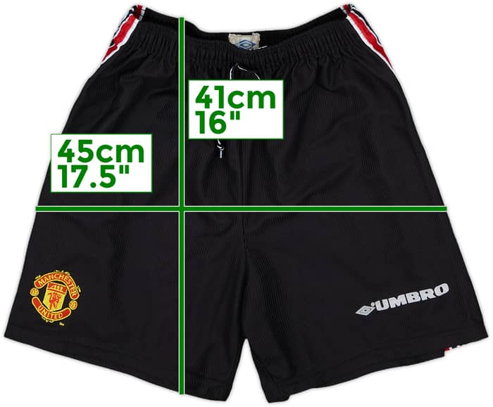 1998-00 Manchester United Away Shorts - 8/10 - (XL.Boys)