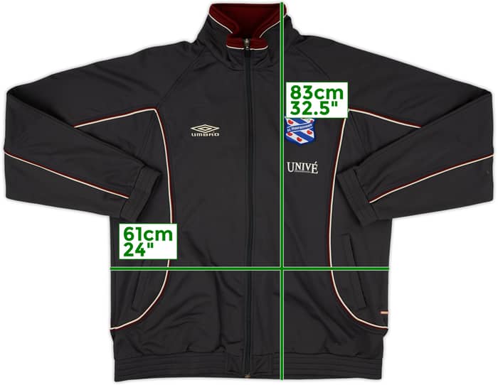 2001-02 Heerenveen Player Issue Umbro Track Jacket - 6/10 - (XXL)