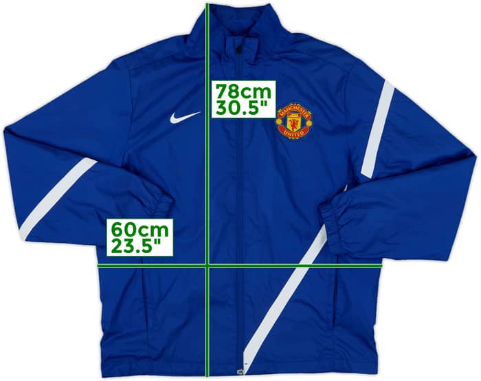 2011-12 Mancheste United Nike Track Jacket - 8/10 - (L)