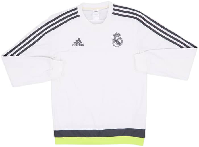 2015-16 Real Madrid adidas Sweat Top - 8/10 - (S)