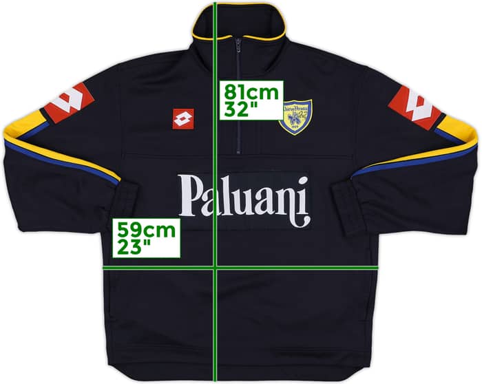2005-06 Chievo Verona Lotto 1/4 Zip Training Top - 6/10 - (L)
