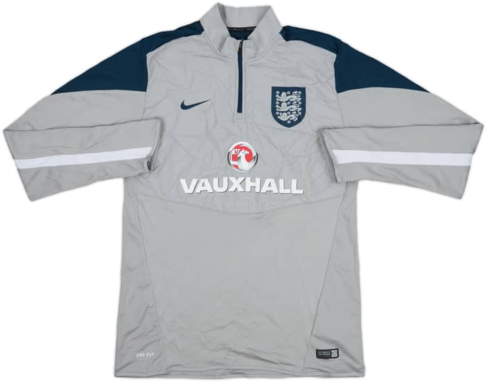 2014-16 England Nike 1/4 Zip Drill Top - 9/10 - (M)