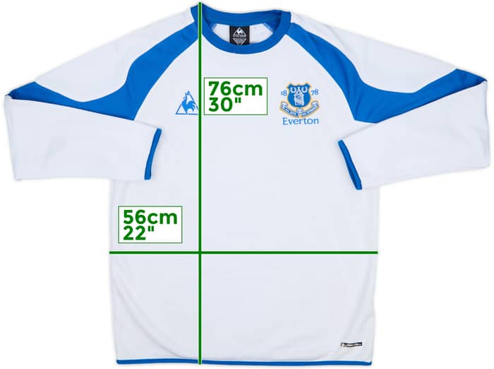 2010-11 Everton Le Coq Sportif Sweat Top - 8/10 - (L)