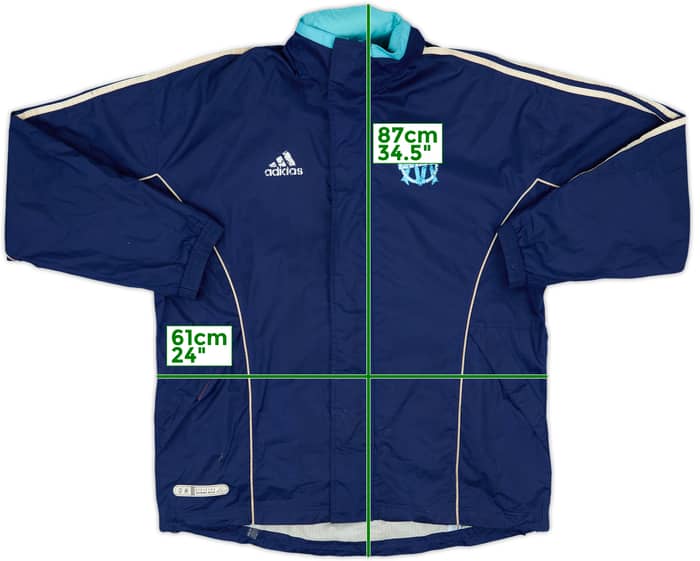 2000-01 Marseille adidas Hooded Track Jacket - 4/10 - (M)