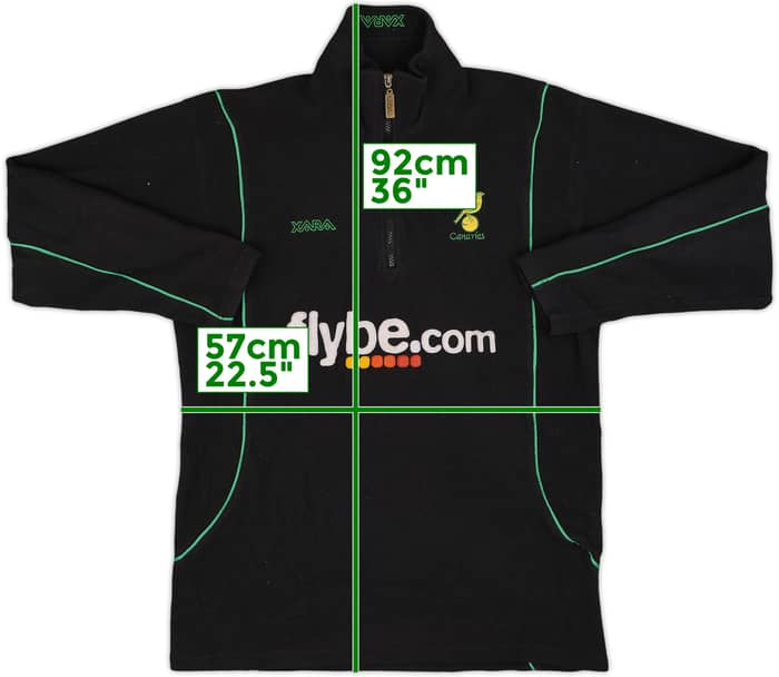 2006-07 Norwich Xara 1/4 Zip Fleece Top - 8/10 - (L)