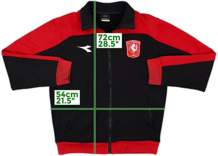 2008-11 FC Twente Diadora Track Jacket - 8/10 - (XL.Boys)