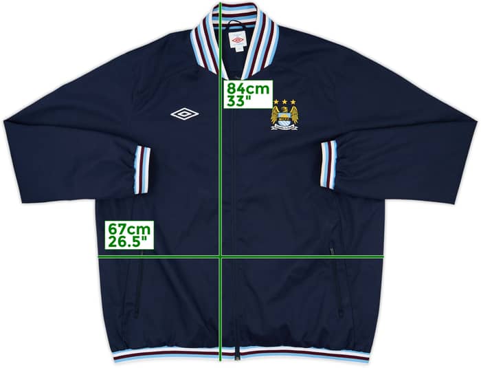 2011-12 Manchester City Umbro Anthem Jacket - 8/10 - (3XL)