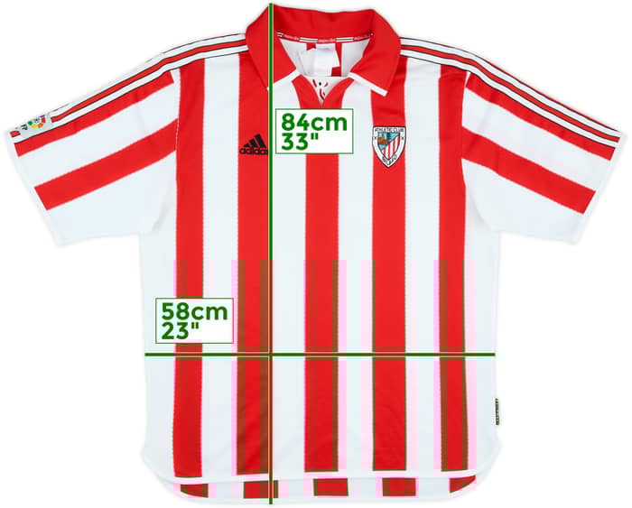 1999-01 Athletic Bilbao Match Issue Home Shirt #3