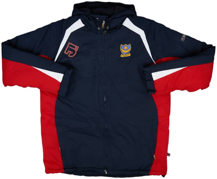 2005-07 Portsmouth Jako Padded Bench Coat - 8/10 - (XL)