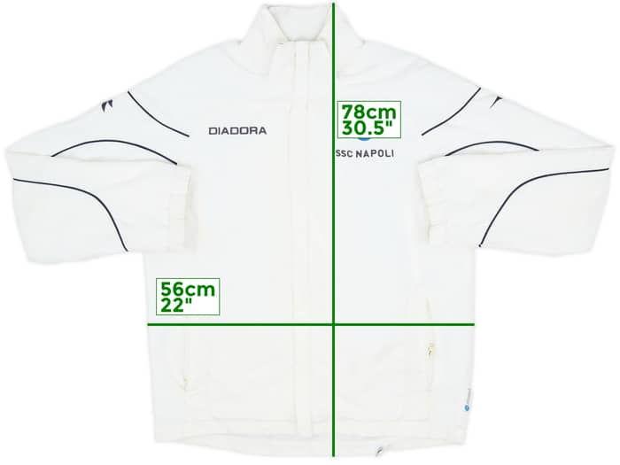 2007-08 Napoli Diadora Track Jacket - 8/10 - (XL)
