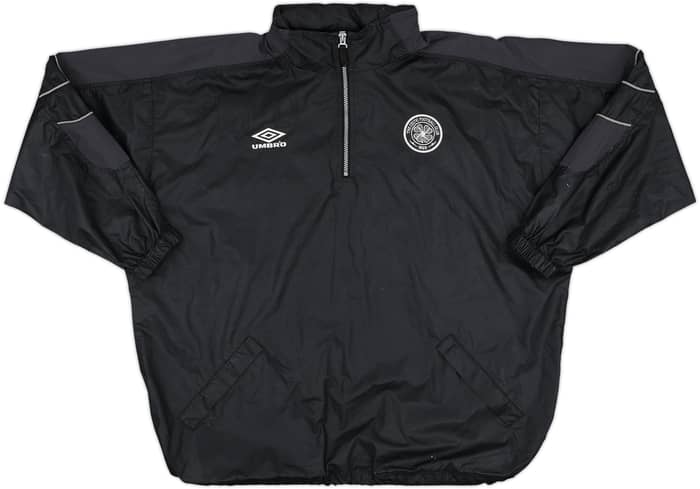 1998-99 Celtic Umbro 1/4 Zip Hooded Track Jacket - 5/10 - (XL)