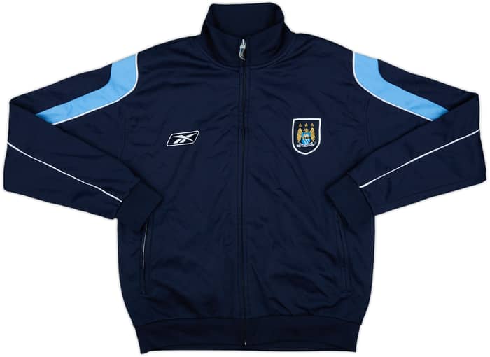 2003-04 Manchester City Reebok Track Jacket - 8/10 - (L)