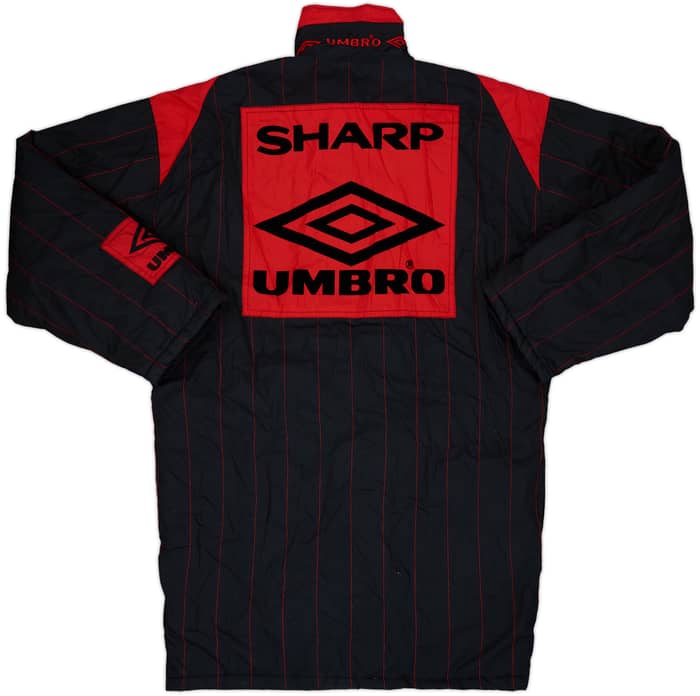 1994-95 Manchester United Umbro Padded Bench Coat - 8/10 - (S)
