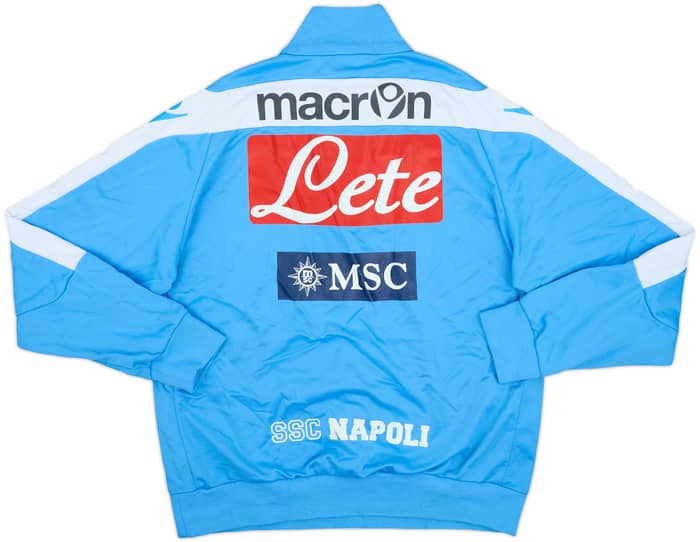2012-13 Napoli Macron 1/4 Zip Drill Top - 5/10 - (XL)