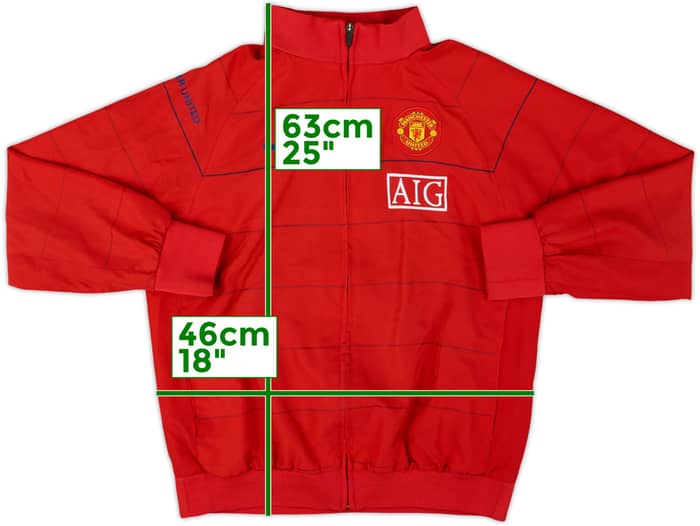 2008-09 Manchester United Nike Track Jacket - 8/10 - (L.Boys)
