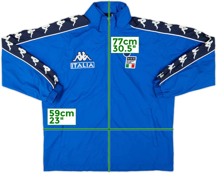 2000-01 Italy Kappa Hooded Track Jacket - 5/10 - (L)