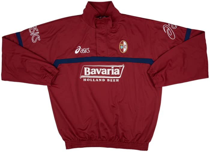 2001-02 Torino Asics 1/4 Zip Training Top - 8/10 - (XXL)
