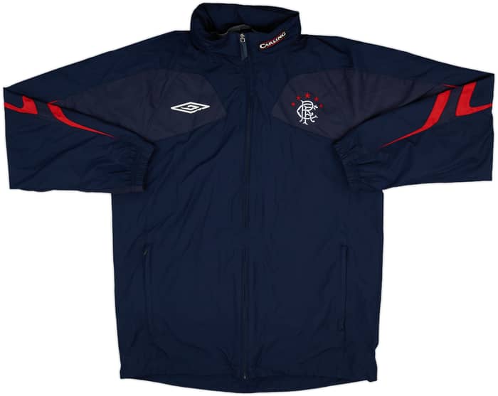 2008-09 Rangers Umbro Hooded Rain Jacket - 5/10 - (S)
