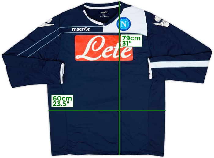 2011-12 Napoli Macron Sweat Top - 5/10 - (XL)