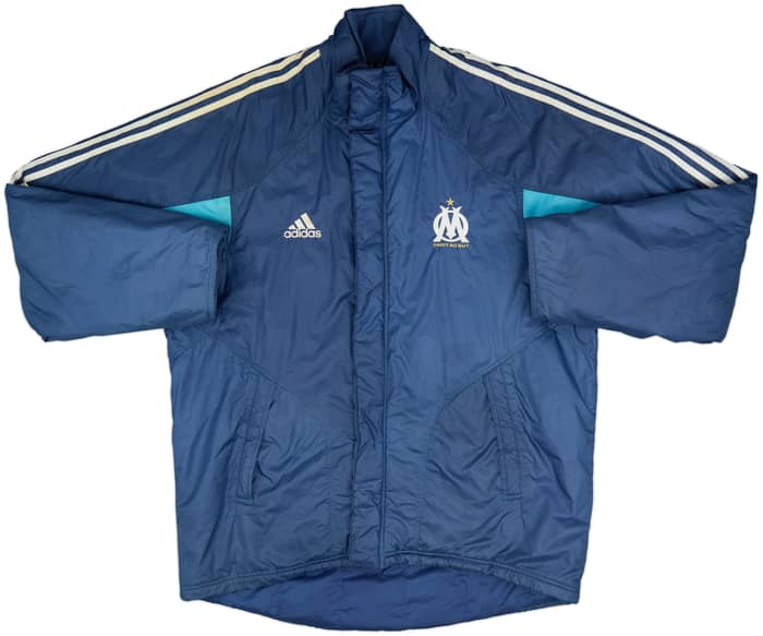 2004-05 Olympique Marseille adidas Padded Bench Coat - 8/10 - (L/XL)