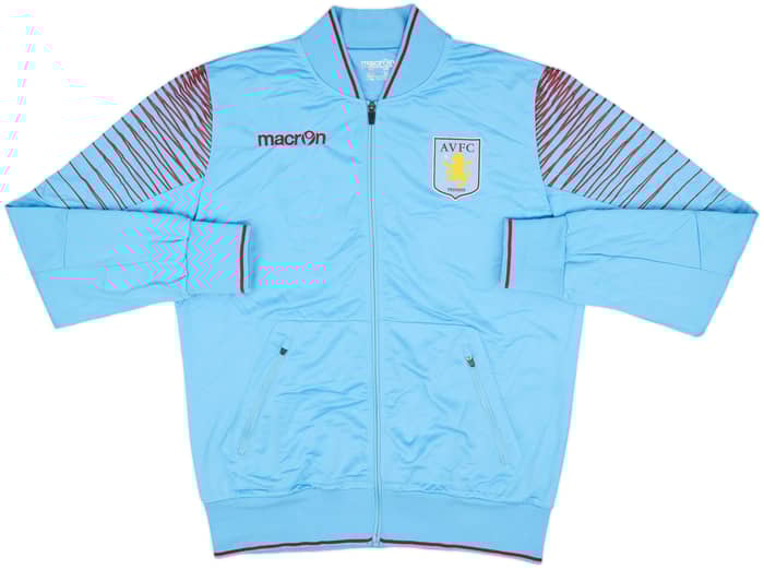 2014-15 Aston Villa Macron Track Jacket - 8/10 - (XL)