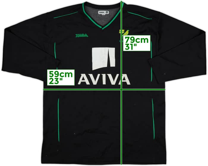 2010-11 Norwich Xara Sweat Top - 6/10 - (L)