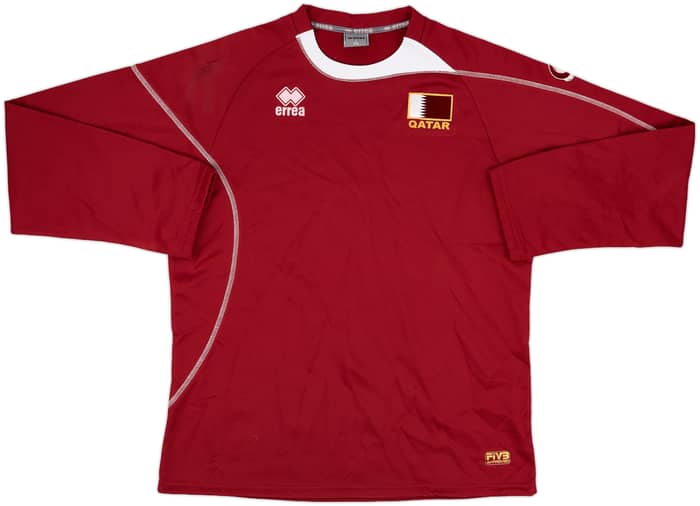 2012-13 Qatar Volleyball Player Issue Errea Sweat Top - 8/10 - (XL)