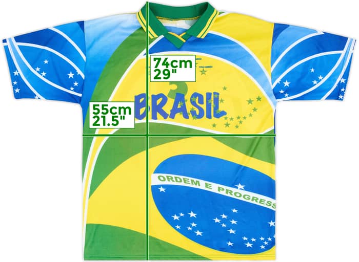 2002 Brazil FIFA World Cup Fan Shirt - 8/10 - (L)