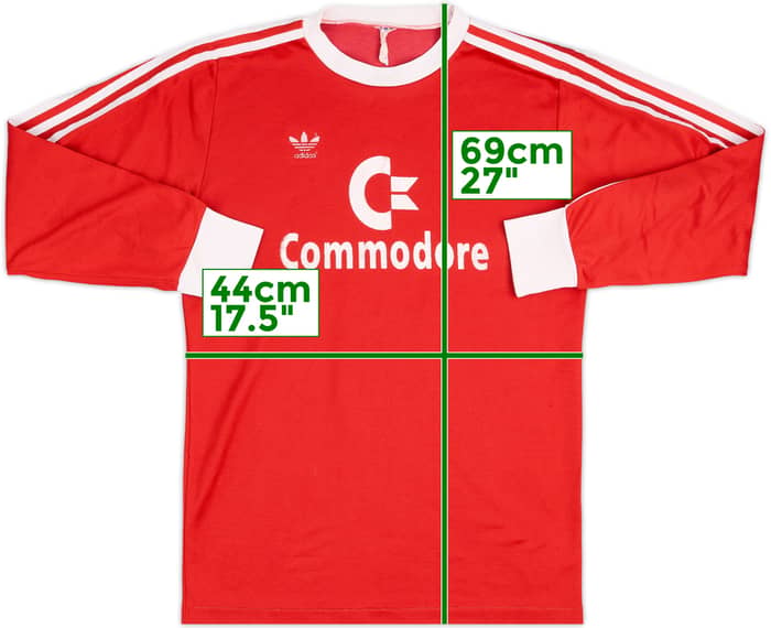 1984-89 Bayern Munich Home L/S Shirt - 7/10 - (M)