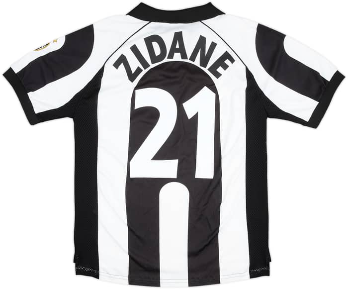 1997-98 Juventus Centenary Home Shirt Zidane #21 - 8/10 - (M)