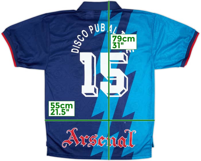 1995-96 Arsenal Away Shirt - 7/10 - (L)