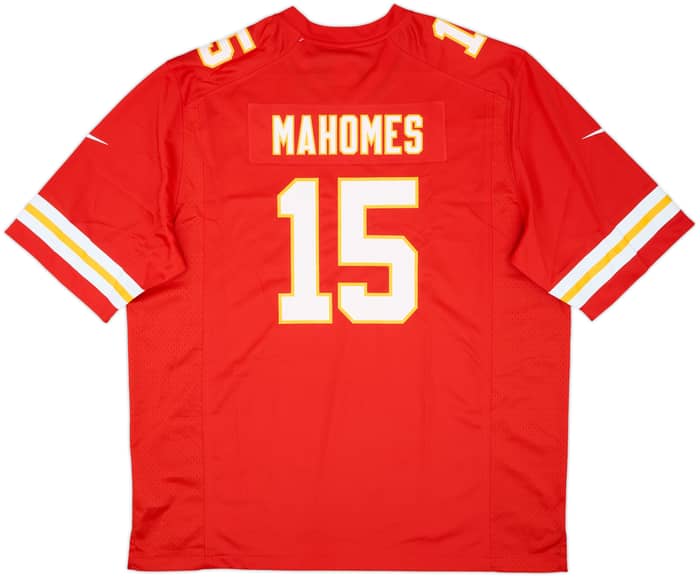 2017-25 Kansas City Chiefs Mahomes #15 Nike Game Home Jersey (XXL)