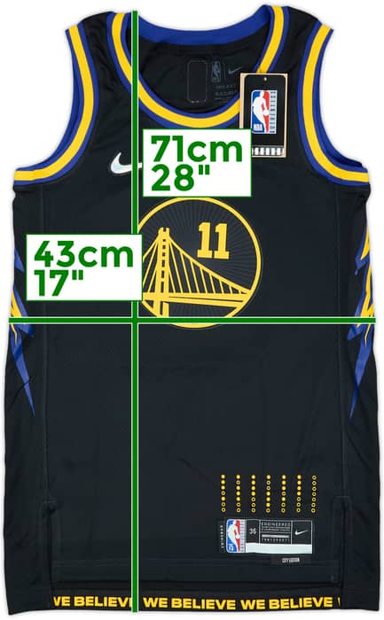 2021-22 Golden State Warriors Thompson #11 Nike Swingman Alternate Jersey (XS)