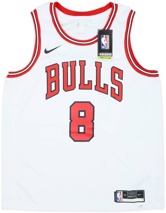 2017-25 Chicago Bulls Lavine #8 Nike Swingman Home Jersey (XL)