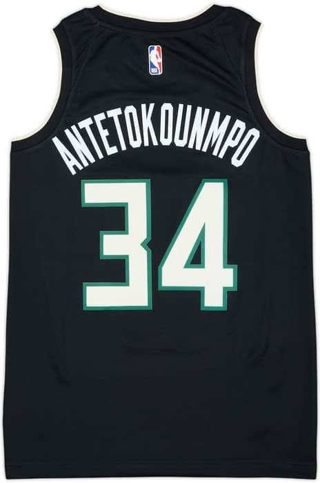 2020-22 Milwaukee Bucks Antetokounmpo #34 Jordan Swingman Alternate Jersey (S)