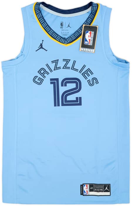 2020-21 Memphis Grizzlies Morant #12 Jordan Swingman Alternate Jersey (S)