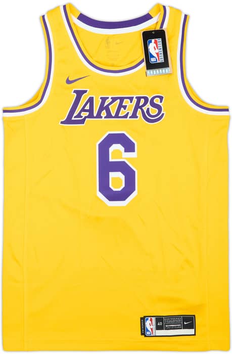 2022-23 LA Lakers James #6 Nike Swingman Away Jersey (S)