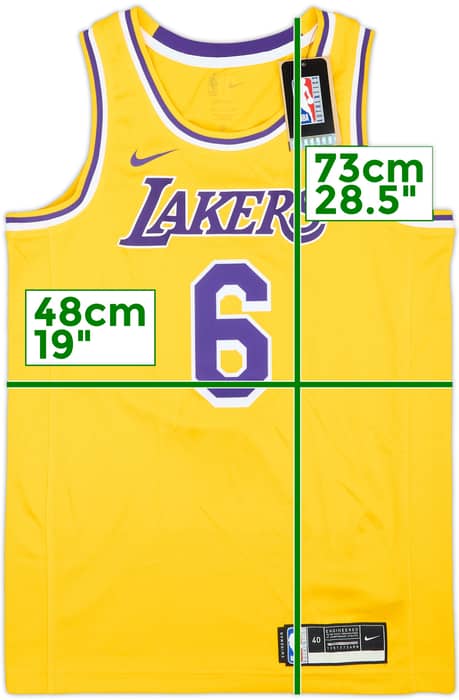 2022-23 LA Lakers James #6 Nike Swingman Away Jersey (S)