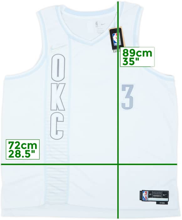 2021-22 Oklahoma City Thunder Giddey #3 Nike Swingman Alternate Jersey (3XL)