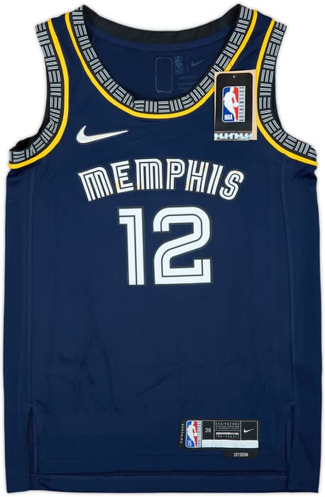 2021-22 Memphis Grizzlies Morant #12 Nike Swingman Alternate Jersey (XS)