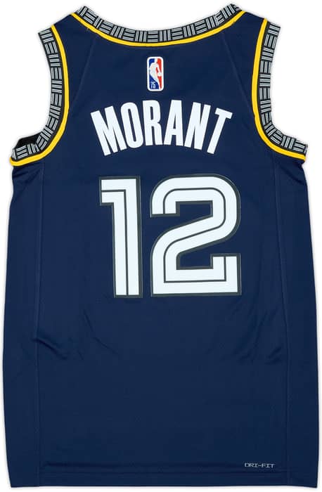 2021-22 Memphis Grizzlies Morant #12 Nike Swingman Alternate Jersey (XS)