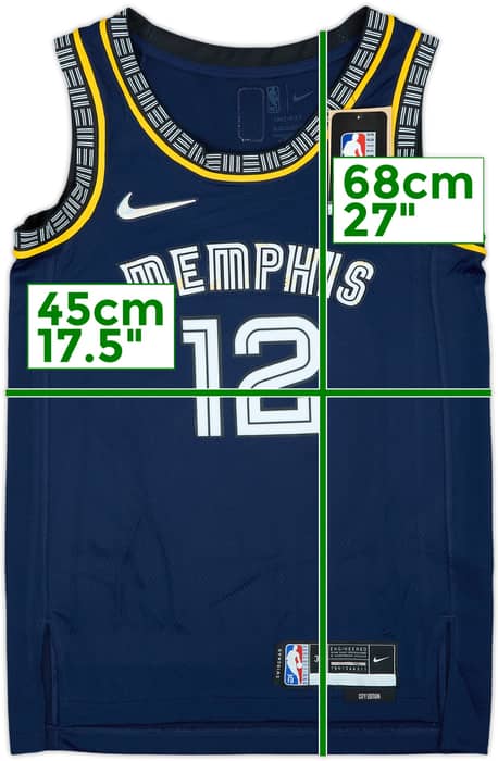 2021-22 Memphis Grizzlies Morant #12 Nike Swingman Alternate Jersey (XS)