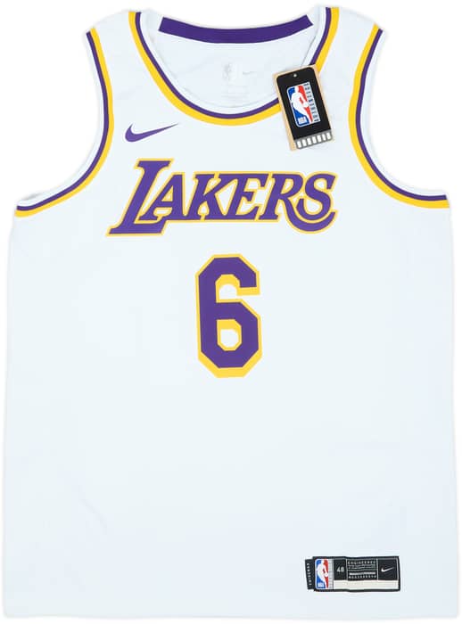 2021-23 LA Lakers James #6 Nike Swingman Home Jersey (L)