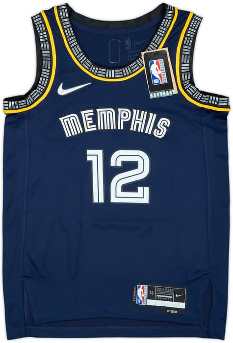 2021-22 Memphis Grizzlies Morant #12 Nike Swingman Alternate Jersey (XS)