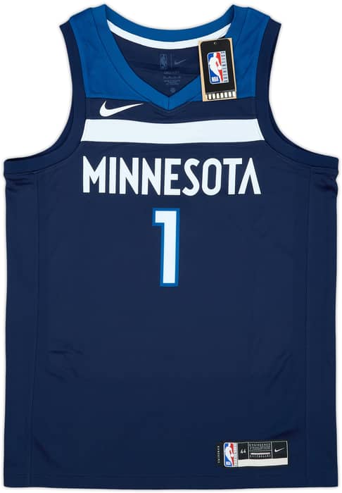 2020-23 Minnesota Timberwolves Edwards #1 Nike Swingman Away Jersey (M)